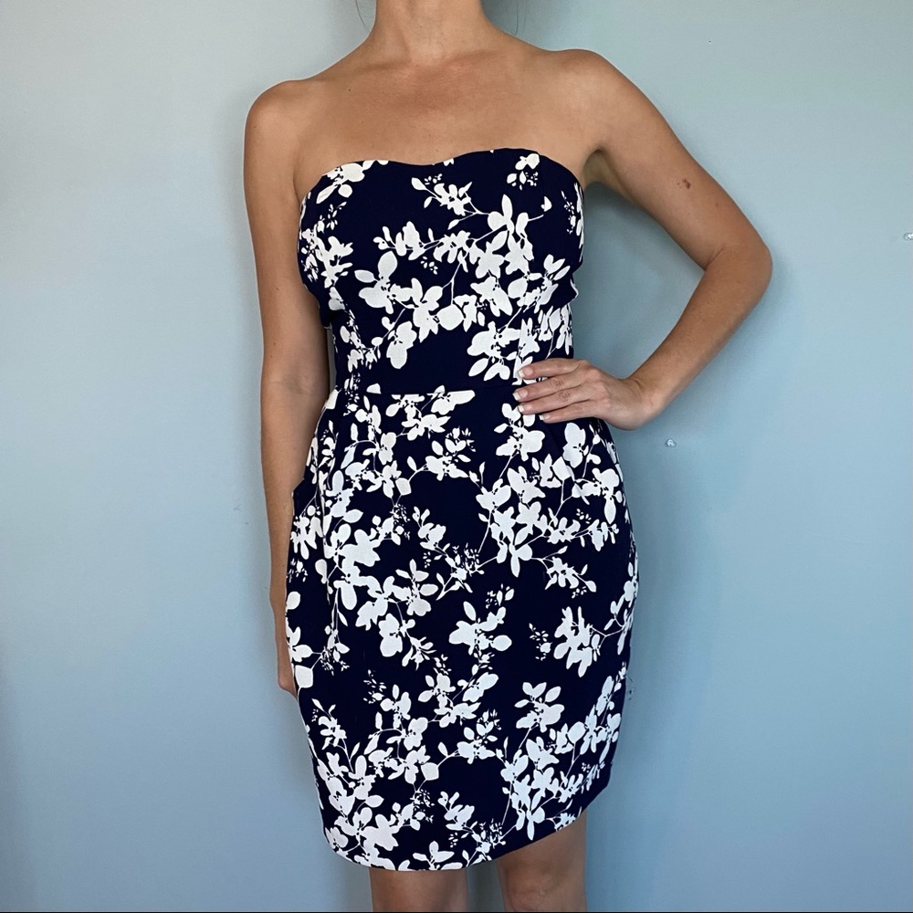 Mystic Strapless Floral Dress